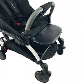 Підніжка-подовжувач для коляски 16 см Yoya 175 A+ колір Чорна еко шкіра 100218