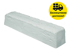 Балка поліуретанова DECOWOOD Рустик EQ 007 (4 м) classic біла 6х9