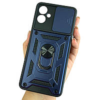 Чохол для Samsung Galaxy A06 4G (A065F) протиударний синій зі шторкою для камери