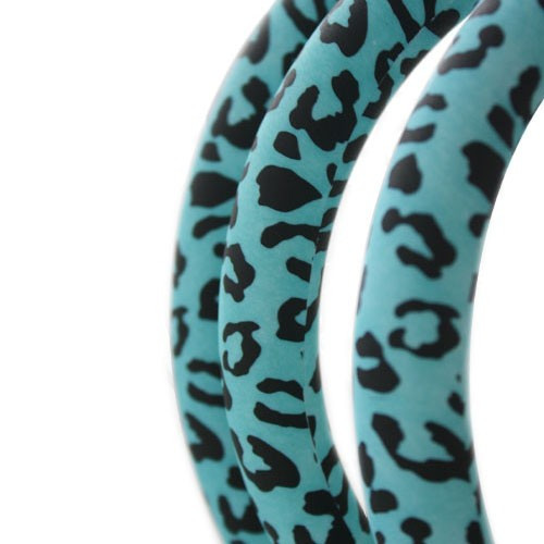 Силіконовий шланг AMY Deluxe бірюзовий леопард