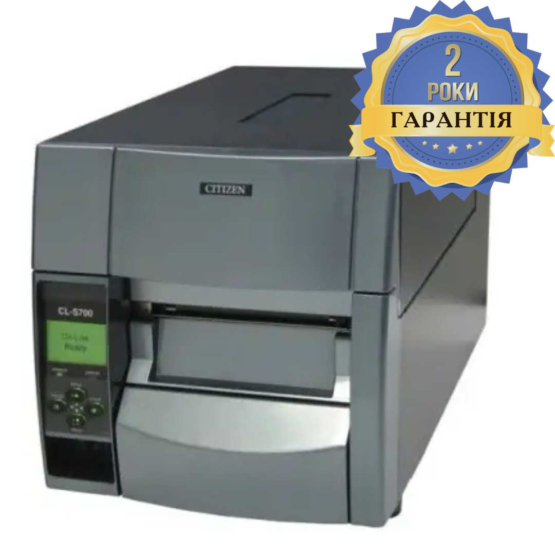 Промисловий принтер етикеток Citizen CL-S703
