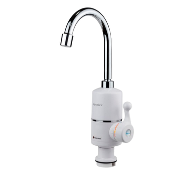 Кран-водонагрівач проточний NZ 0,4-5бар 3,0кВт для кухні гусак вухо на гайці Aquatica