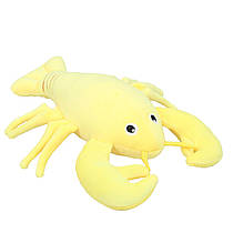 М’яка іграшка Рак жовтий, антистрес іграшка, 28 см