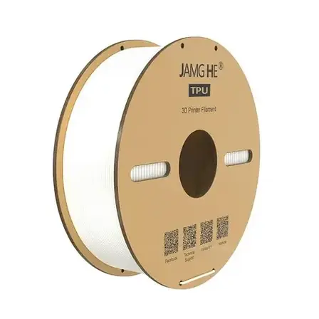 Пластик в котушці для 3D друку TPU Jamg He 1,75 мм 1 кг, фото 1