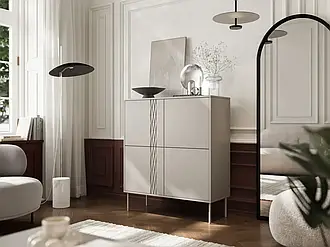 Комод у вітальню Tresse 4D Cama бежевий матовий