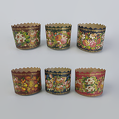 Форми для випічки (85*110) Жостово (300гр) (50 шт)