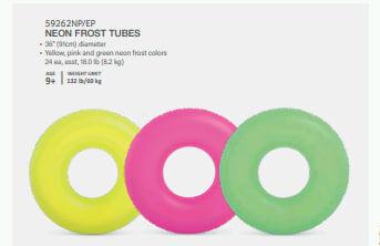 Intex Коло 59262 NP однотонне, 3 кольори, діаметром 91см, від 8 років [Коробка], фото 1