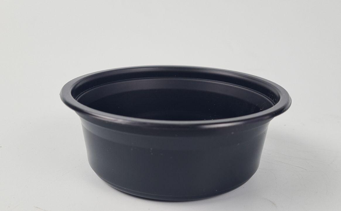 Супник чорний гладкий D-115 (250 г) Андрекс (50 шт.), фото 1