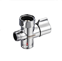 Дивертор для змішувача латунний Zegor WKS-DV-02 (Хром)