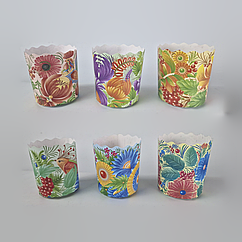 Форма для Пасхи бумажная (85*70) Петриковка(150гр) (50 шт)