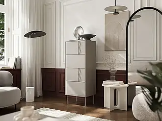 Комод у вітальню Tresse 4S Cama бежевий матовий