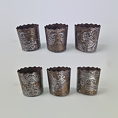 Форма для Пасхи паперова (85*70) Жар-Птиця(150гр) (50 шт)