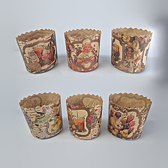 Форма для випічки паски (85*90) Вікторіанські(250гр) (50 шт)