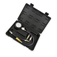 Компресометр 20 Атм бензин із шлангом 2 шт, 3 перехідники (футляр) Geko