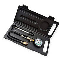 Компресометр 20 Атм бензин із шлангом, 2 перехідники (футляр) Geko