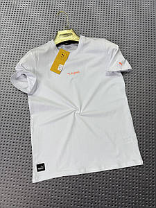 Футболка біла чоловіча стильна