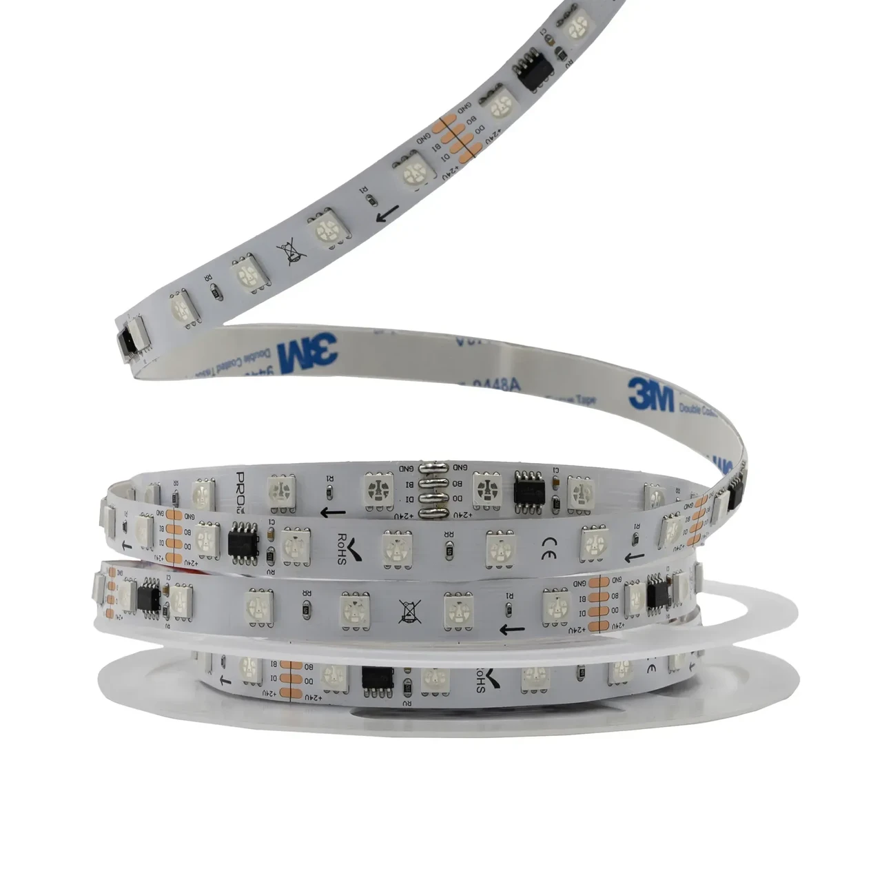 Світлодіодна LED стрічка SMART 24вольт 15Вт 5050\60 IP20 Series "SMART" RGB (Pixel Full Color) PROLUM 350018о
