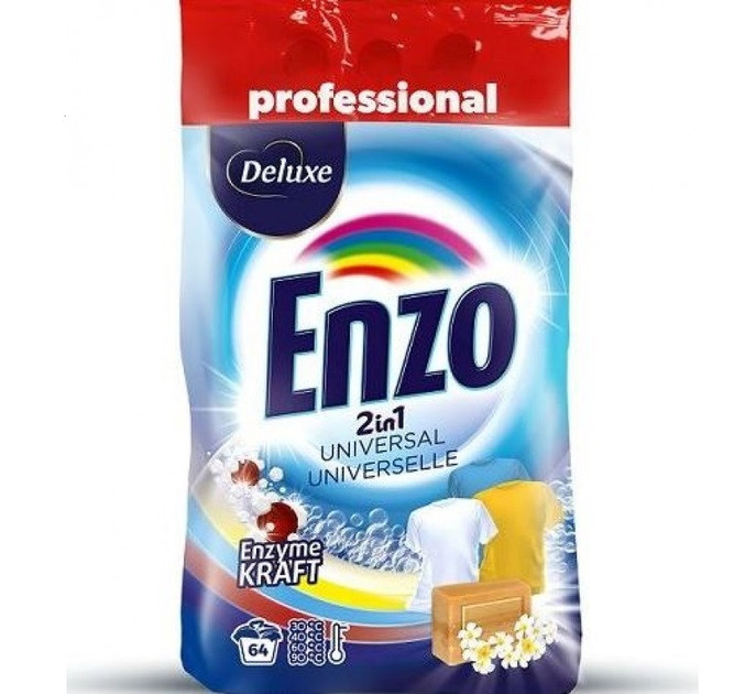 Пральний порошок Deluxe Enzo 2 в 1 Universal 4,5 кг 64 прань