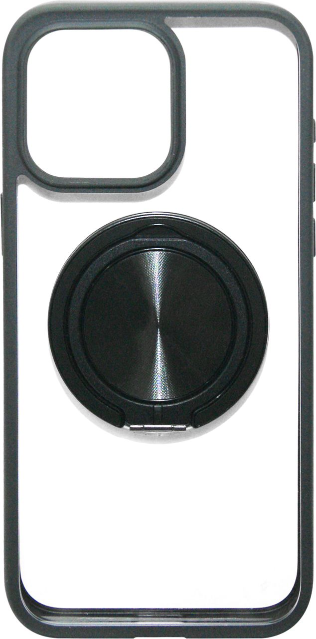 Накладка iPhone 15 Pro Max Metal Ring Stand MagSafe