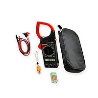 Мультиметр цифровий + струмовимірювальні кліщі DT-266С оснащений термопарою (чохол)