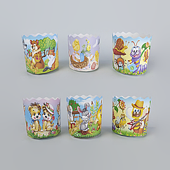 Форма для Пасхи паперова (65*70) Казкова (100гр) (50 шт)