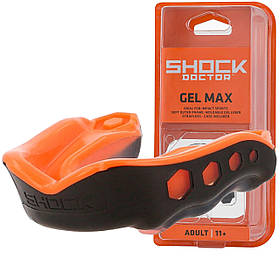 Капа Shock Doctor Gel Max доросла (вік 11+) Black/Orange (art. 6230-BK/OR-AD)