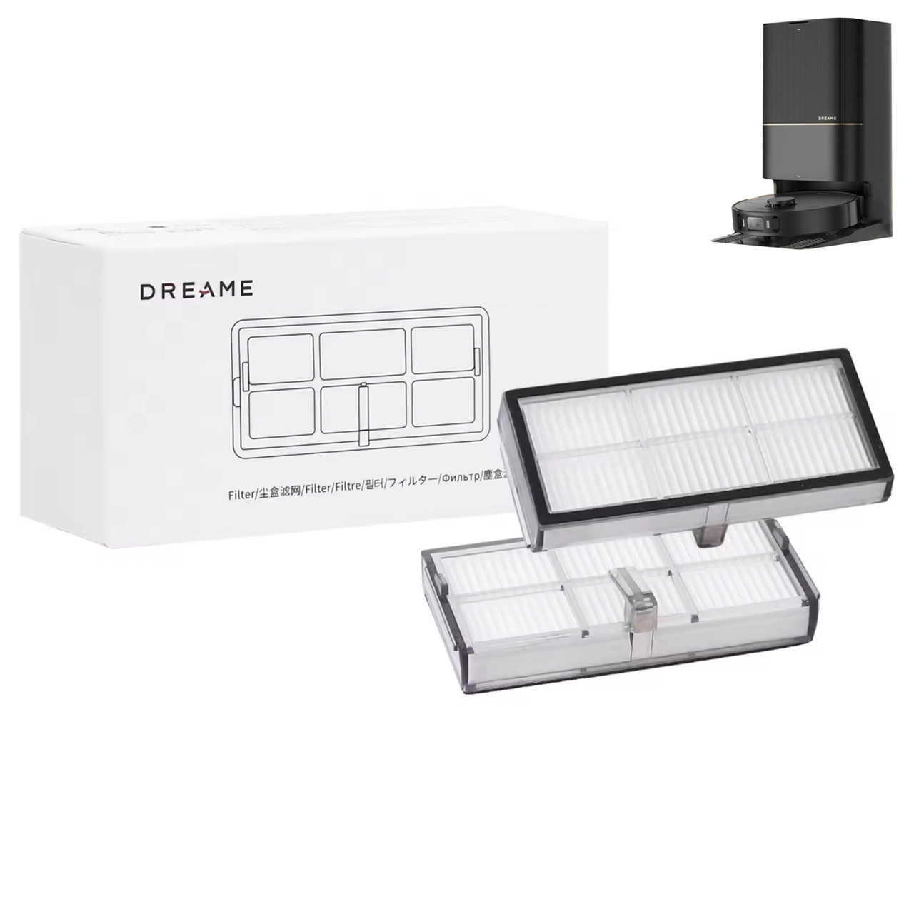 Оригінальні HEPA фільтри (2 шт.) для робота-пилососа Dreame X40 Ultra / Xiaomi Mijia Omni M40 / Xiaomi Mijia H40 D101CN