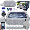 Басейн джакузі надувний Bestway 6001Q San Francisco 230x230 см, 7 місць, гідромасажний Спа для вулиці, Wi-Fi, фото 9