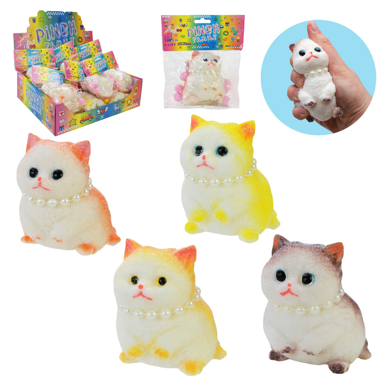 Іграшка антистрес Таба котик C2872, 4 види, фото 1