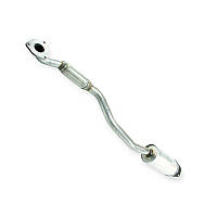 Труба Lacetti 1.6 з гофрою алюміній, з додатковим резонатором (штани) приймальна