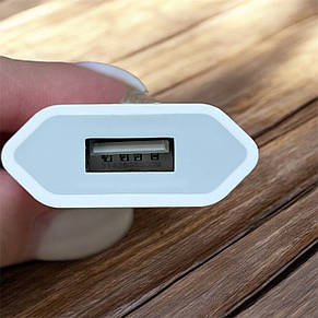 Мережевий адаптер, Блочок, Кубик до айфона Power Adapter iPhone 5W, 1A без коробки, фото 5