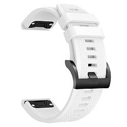 Силіконовий ремінець Primo для годинника Garmin Fenix 7X / Fenix 7X Pro / Fenix 8 51mm - White
