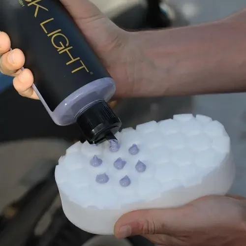 Аплікатор пінополіуретановий для полірування 2 Фаза Hex Logic White Polishing Hand Pad, білий, фото 1