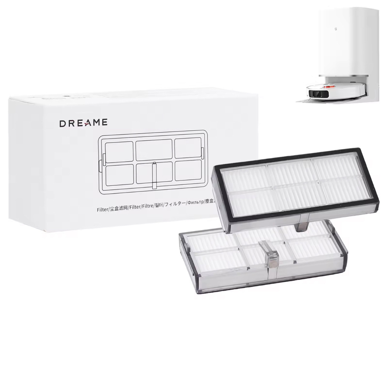 Оригінальні HEPA фільтри (2 шт.) для робота-пилососа Dreame X40 Ultra / Xiaomi Mijia Omni M40 / Xiaomi Mijia H40 D101CN