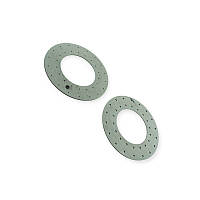 Накладка зчеплення ЗІЛ (2шт) свердл (36отв-уркан. диск) ()