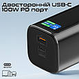 УМБ Promate Titan-130RC 20000 mAh, USB-C PD, USB-А QC3.0,USB-C PD кабель (titan-130rc), фото 5