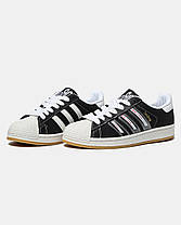 Чоловічі Кросівки Adidas Superstar x Korn Black White — вуличний стиль та комфорт, фото 4