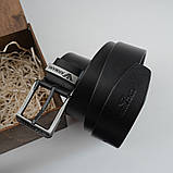 Чоловічий подарунковий набір гаманець і ремінь дерев'яній коробці Armani (303), фото 3