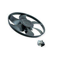 Вентилятор радіатора електричний Логан 08- , Дастер з конд. голий  EX-RF50562AC