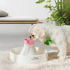 Фонтан-поїлка для котів і собак Beacon Pet 3L з фільтрацією та циркуляцією води з насиченням активним киснем