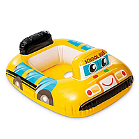 Дитячий надувний пліт "Транспорт" 59586 Шкільний автобус