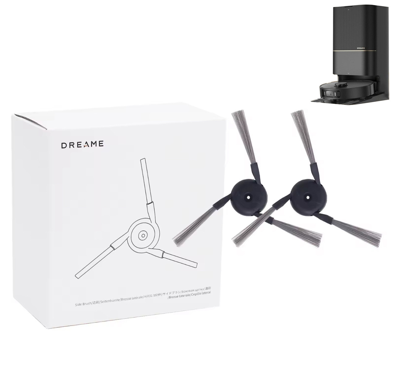 Оригінальні бокові щітки (2 шт.) для робота-пилососа Dreame X40 Ultra / Xiaomi Mijia Omni M40