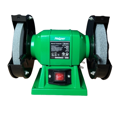 Точильний верстат Helper HBG-380 380 Вт 150 мм абразивні круги A36 A60, фото 1