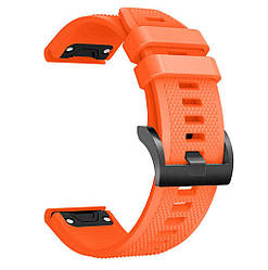 Силіконовий ремінець Primo для годинника Garmin Fenix 7X / Fenix 7X Pro / Fenix 8 51mm - Orange
