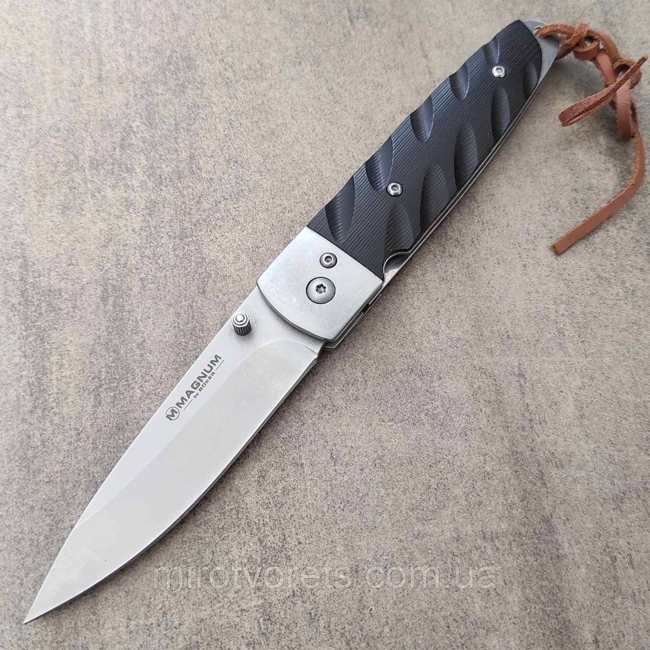 УЦІНКА. Ніж складаний Boker Magnum Sleekster, 440, 20см, Liner lock, дерево, фото 1