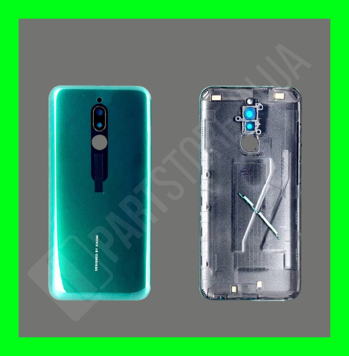 Кришка Xiaomi Redmi 8 Green зі склом камери