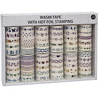 Скотч декоративний паперовий Набір 60шт 1,5см*2м