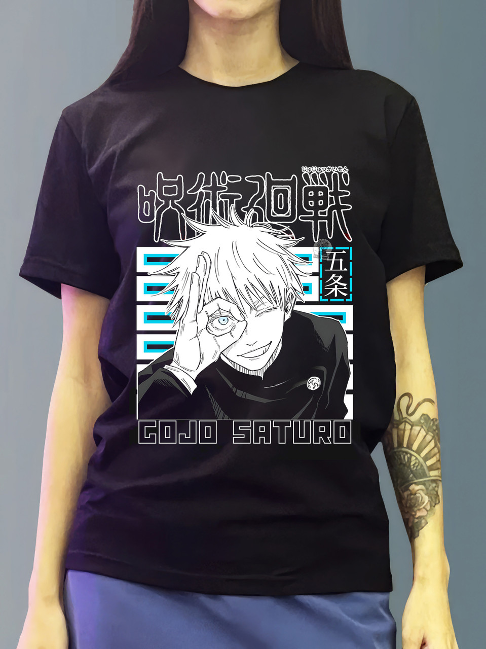 Футболка жіноча аніме "Jujutsu Kaisen" Магічна битва 6, фото 1