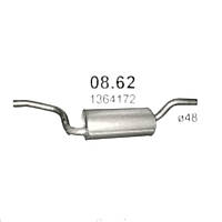 Глушитель Форд Фокус, C-Max 1.6-2.0