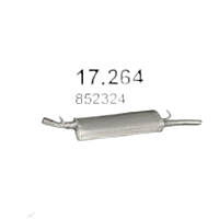 Глушитель Опель Вектра A 1.6-1.8, 1.8D